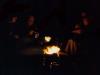 Eating Dinner Around The Campfire - Photo by Matthew 