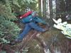 Root climb. 