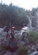 Charlie and Suzanne with falls in the background. 