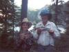 Charlie and Suzanne with a couple of trout. 