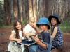 Dinner at Bridalveil Creek Campground. 