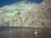 Pretty steep cliffs by this lake. 