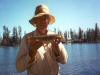 Charlie with a giant brook trout. 