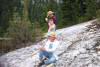 Sitting around at Upper Ptarmigan Lake. 